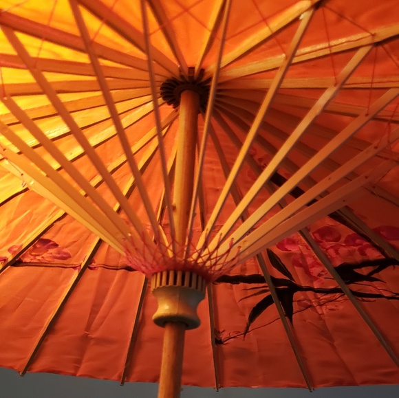 Mini hand painted Parasol - Picture 5 of 7